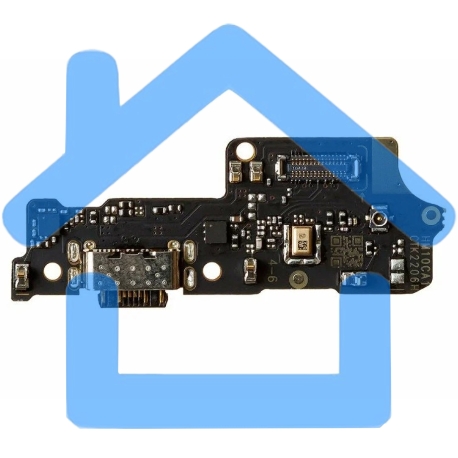 Шлейф с разъемом зарядки для Xiaomi Redmi 10C