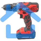 Дрель-шуруповерт Edon PROtech PRO-21L1, Аккумуляторная, 21В, 1 АКБ, Кейс