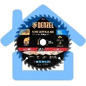 Пильный диск по дереву с гвоздями Denzel ф185 х 20 мм, 40 зубов 733947