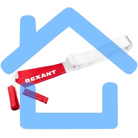 Трос динамический (стропа) Rexant 7т, 6м, белый, в чехле 80-0239-3