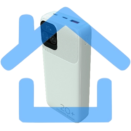 Портативный аккумулятор More choice (4620202550613) PB55-20 с кабелем 1USB 3.0A 22.5W PD - 20000mAh белый-2