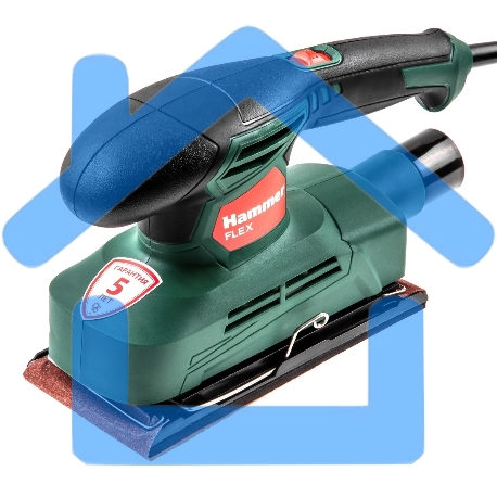 Шлиф.машинка плоская Hammer Flex PSM180 180Вт 12000об/мин 90*187мм