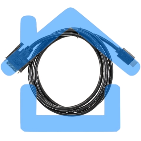 Кабель HDMI to DVI-D (19M -25M) 2м, TV-COM <LCG135E-2M>-2