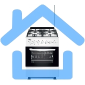 Плита комбинированная KRAFT KF-FSF6427AEWI