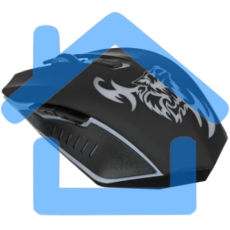 Мышь беспроводная Nakatomi MROG-15U черный, 1600 dpi, радиоканал, USB, кнопки - 6-4