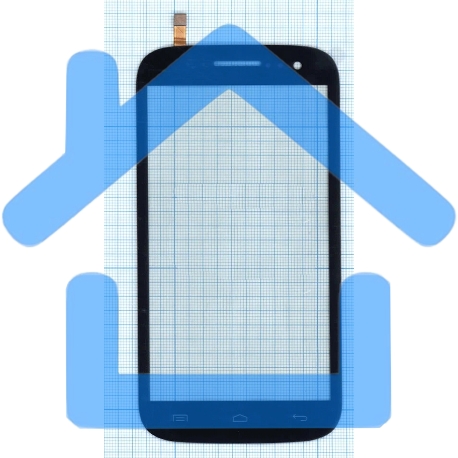 Сенсорное стекло (тачскрин) для Fly FPC_A_116 V1.0, черное