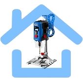 Вертикально-сверлильный станок, настольный ЗУБР Профессионал 800 Вт, 13 мм БЗП
