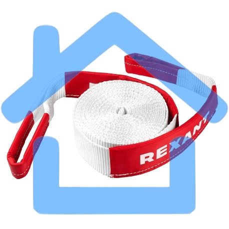 Трос динамический (стропа) Rexant 7т, 6м, белый, в чехле 80-0239