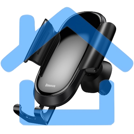 Автомобильный держатель Baseus Future черный (SUYL-WL01)-1
