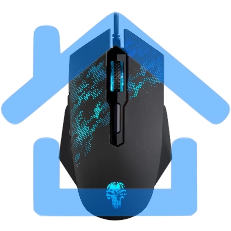 Мышь проводная игровая Smartbuy (SBM-744G-K) RUSH черная