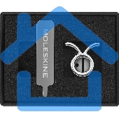 Шильд-символ Moleskine Zodiac Телец, металл, серебристый, коробка с европодвесом, PINTAURUSSILV