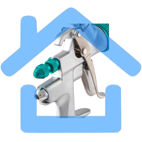 Краскопульт пневматический STELS ag 901 lvmp 57365профессиональный гравитационный-3