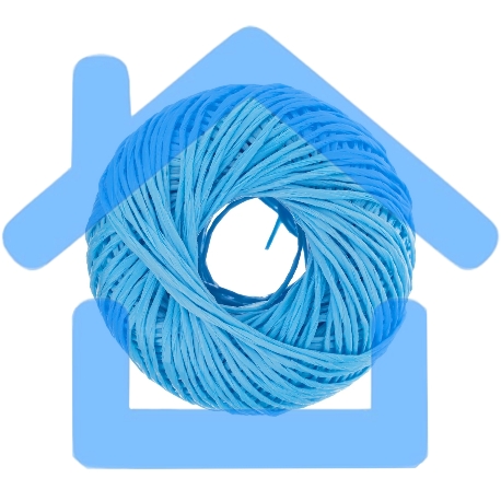Шпагат полипропиленовый Сибртех 93973 1200 текс, 1,7 мм, L 60 м, Россия, синий-3