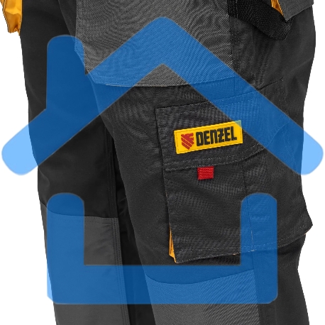 Брюки профессиональные рабочие Denzel 65% полиэстер 35% хлопок, XXL-10