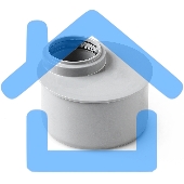 Переход эксцентрический короткий (Полипропилен) 110x50