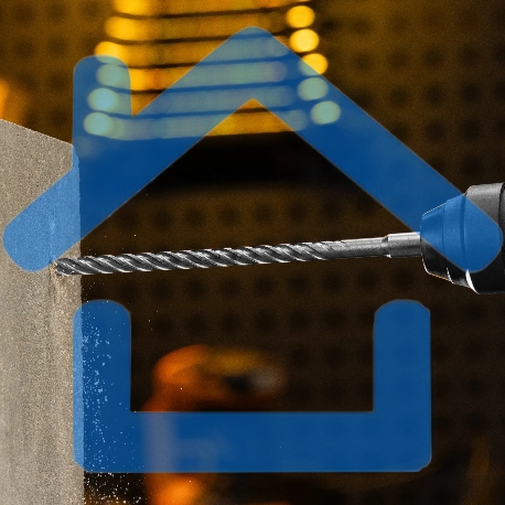 Бур по бетону Denzel цельная крестовая пластина, 10x265 мм, SDS PLUS-1