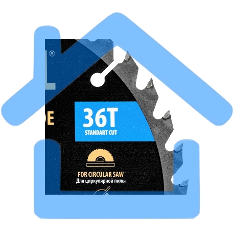 Пильный диск по дереву Denzel ф190 х 20 мм, 36 зубьев 733357-2