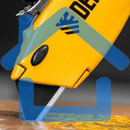 Нож строительный Denzel 19 мм, сменное трапециевидное лезвие, SK4, алюминиевый корпус, торцевой зажим-4