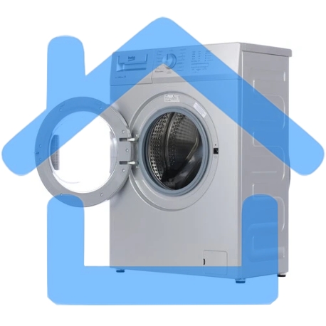 Стиральная машина Beko WRS 55P1 BSS 7320510018 серебристый, загрузка фронтальная 5 кг, 1000 об/мин., класс: А-1