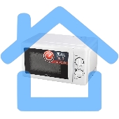 Микроволновая печь ENERGY EMW-20704 белый, 20 л, 700 Вт, переключатели - поворотный механизм