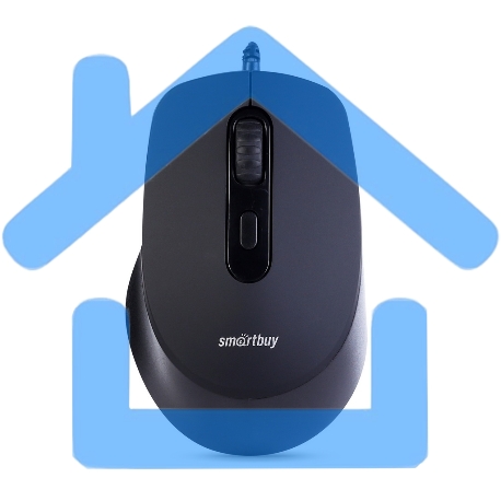 Мышь проводная Smartbuy ONE 265-K черная (SBM-265-K)