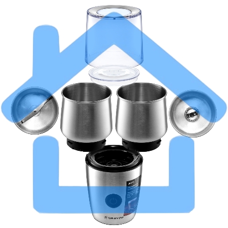 Кофемолка с капучинатором BRAYERBR1185-2