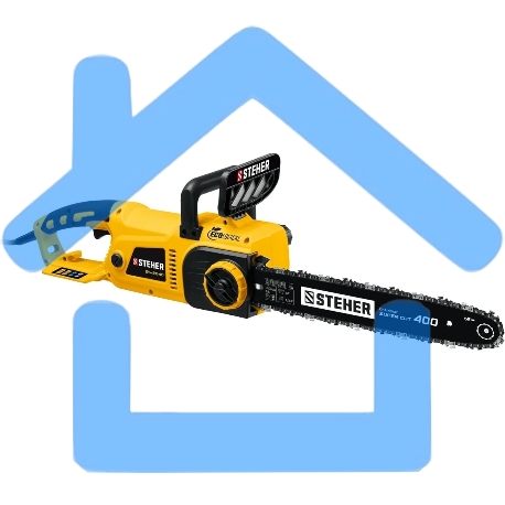 Пила цепная электрическая STEHER 2600 Вт, 40 см шина