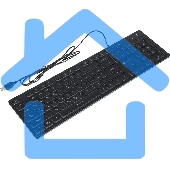 Клавиатура Oklick 550ML проводная, USB, черный