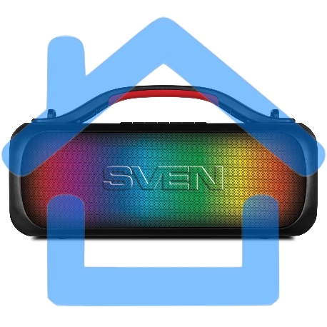 Мобильные колонки Sven PS-360 2.0 черные 2x12W Bluetooth-2