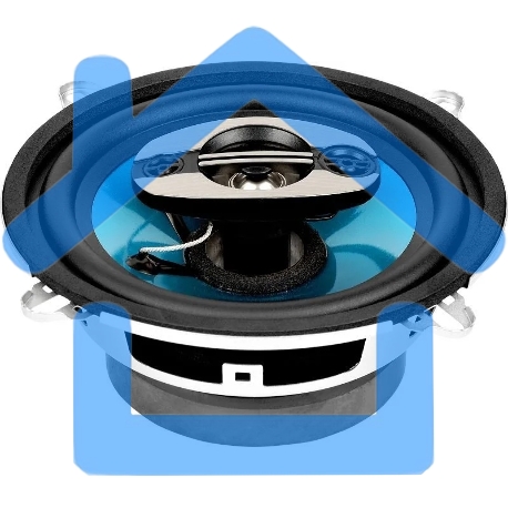 Колонки автомобильные Ural Бирюза АС-Б1347, (без решетки), 120Вт, 91дБ, 4Ом, 13см, (5дюйм), 2шт, коаксиальные, четырехполосные-8