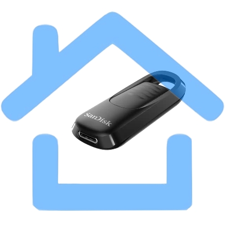 Флеш Диск SanDisk Ultra Slider (SDCZ480-032G-G46), 32Gb, USB-C 3.2 Gen 1, R/W 200/40, черный-3