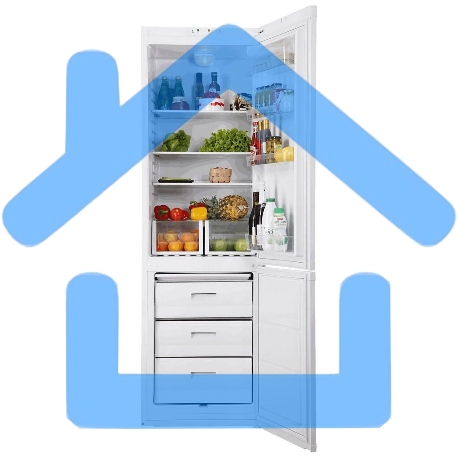 Холодильник ОРСК-161 B белый двухкамерный 280/85л морозилка снизу-1