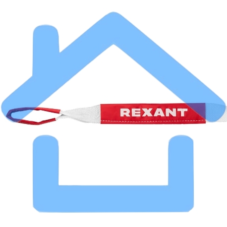Трос динамический (стропа) Rexant 10т, 9м, белый, в чехле 80-0240-5