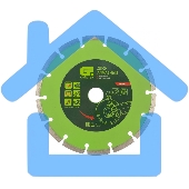 Диск алмазный отрезной сегментный, 180 х 22,2 мм, сухая резка Сибртех