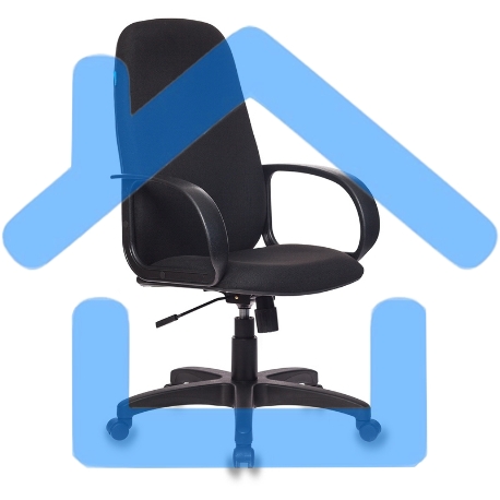 Кресло руководителя Бюрократ CH-808AXSN/#B черный 3C11