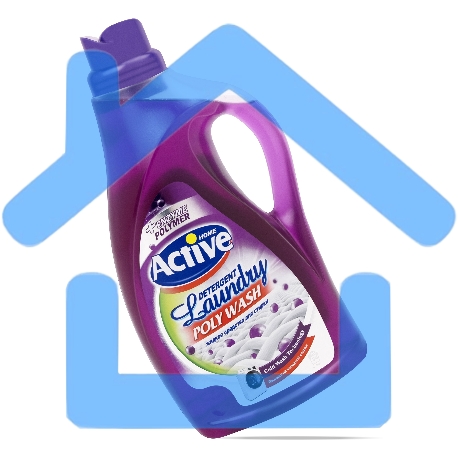 Гель для стирки ACTIVE универсальный 2500 мл. Poly wash (511601412)-2