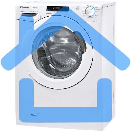 Стиральная машина Candy CSH41273DW/2-07 белый, загрузка фронтальная 7 кг, 1200 об/мин., класс: А-4