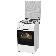Плита газовая Darina 1B GM 341 107 W белый/черный, конфорок 4 шт, духовка 50 л, 50 см x 85 см x 56 см