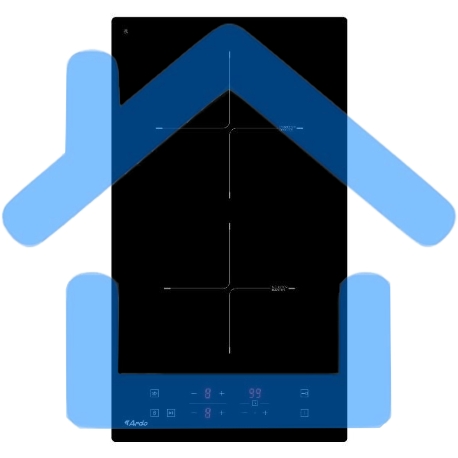 Индукционная варочная панель ARDO IM32BT2 черный-3