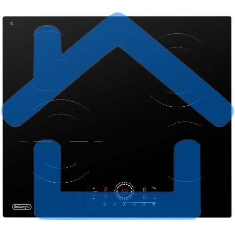 Электрическая варочная панель DeLonghi VITTORIO 2E1F CR Hi Light, независимая, черный