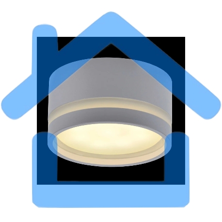 Светильник 4032 накладной потолочный под лампу GX53 белый LIGHTING-1