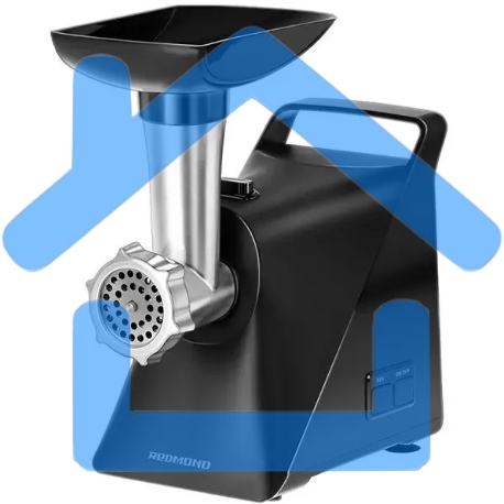 Мясорубка Redmond RMG-1236 черный, 1340 Вт