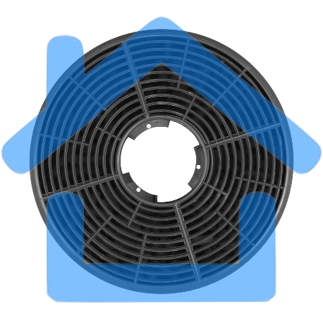 Фильтр угольный Maunfeld CF130 /уп.2шт.