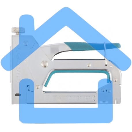 Степлер GROSS 41000 мебельный регулируемый handwerker стальной корпус тип скобы 53 4-14мм