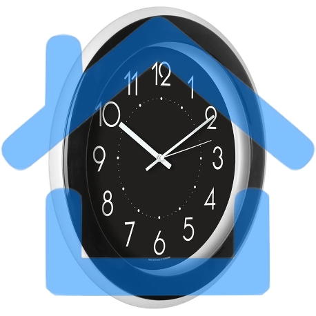 Часы настенные TROYKA 122201202 круглые-1