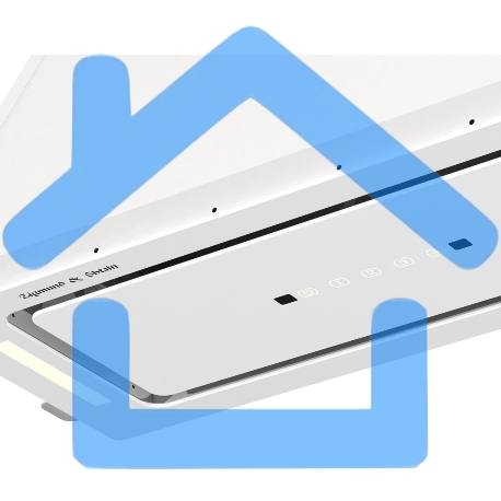 Вытяжка встраиваемая Zigmund & Shtain K 014.7 W белый, 72 см, 1100 куб. м/ч, 62 дБ-1