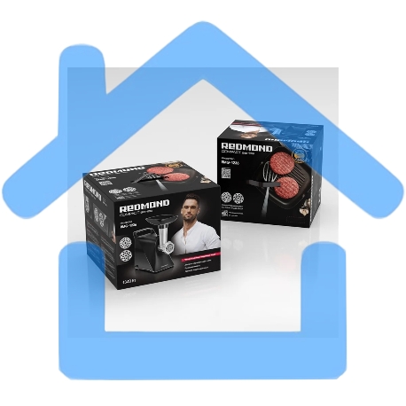 Мясорубка Redmond RMG-1236 черный, 1340 Вт-3