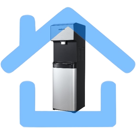 Пурифайер Hotfrost V450PUFSM напольный компрессорный серебристый/черный-4