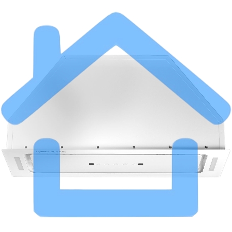 Вытяжка встраиваемая Zigmund & Shtain K 014.7 W белый, 72 см, 1100 куб. м/ч, 62 дБ-4