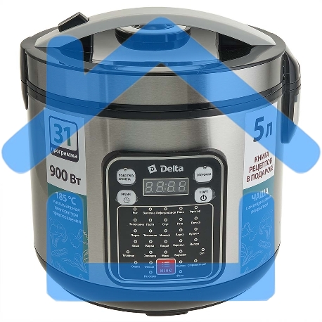 Мультиварка DELTA DL-6528 черная: 900 Вт,5л, 31 ПРОГРАММА (4)